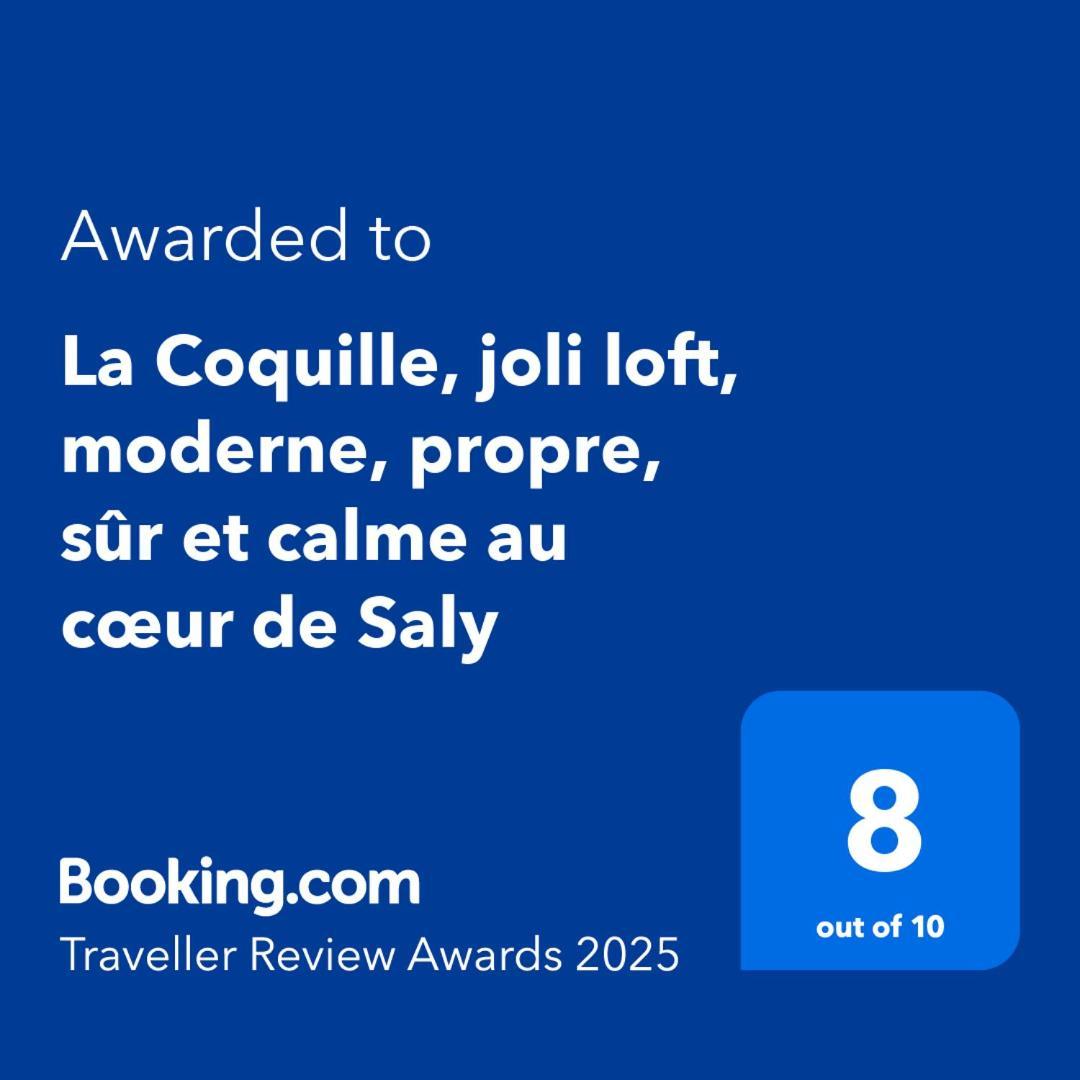 "La Coquille", Joli Loft, Moderne, Propre, Sur Et Calme Au Coeur De Saly Apartment Exterior photo